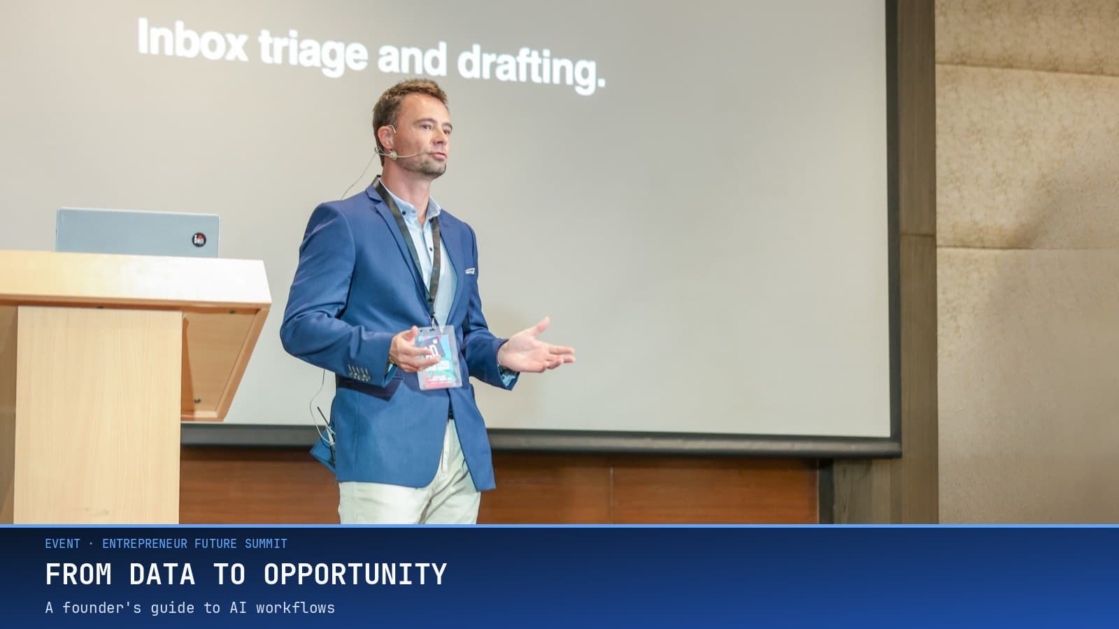 Entrepreneur Future Summit: A Founder's Guide to AI Workflows