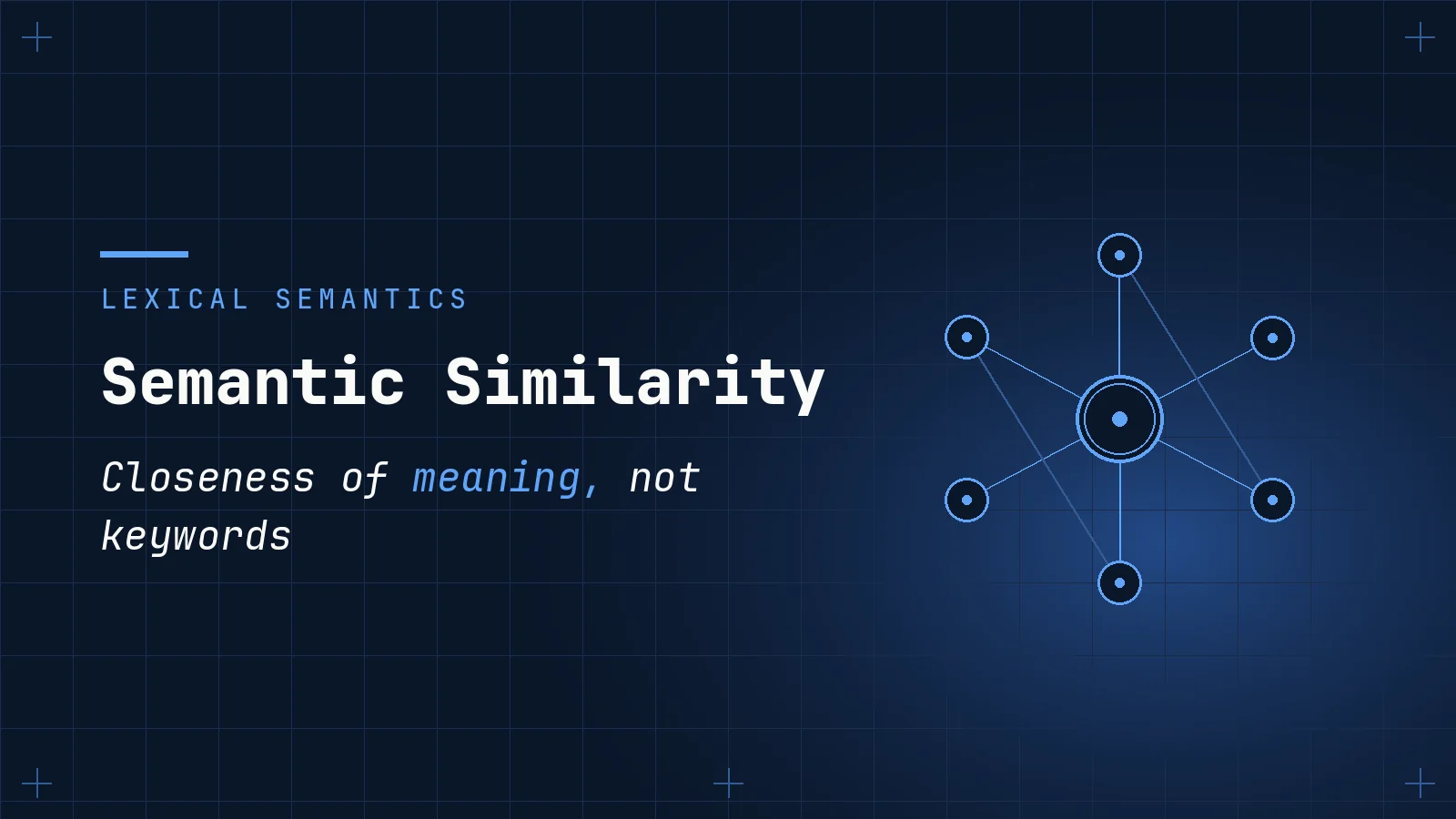 Semantic Similarity: The Lexical Relations Behind How Search Reads Meaning