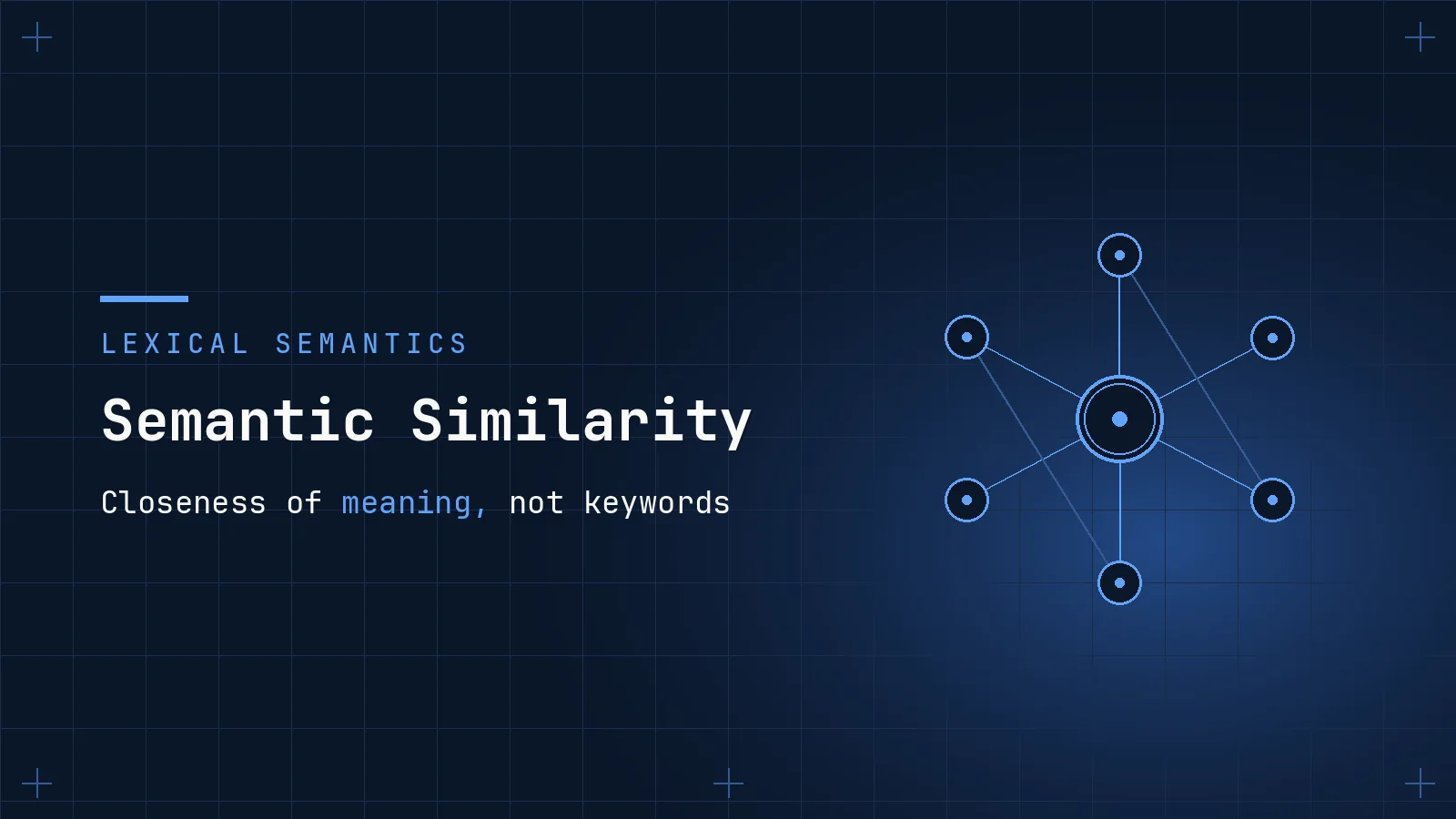 Semantic Similarity: The Lexical Relations Behind How Search Reads Meaning