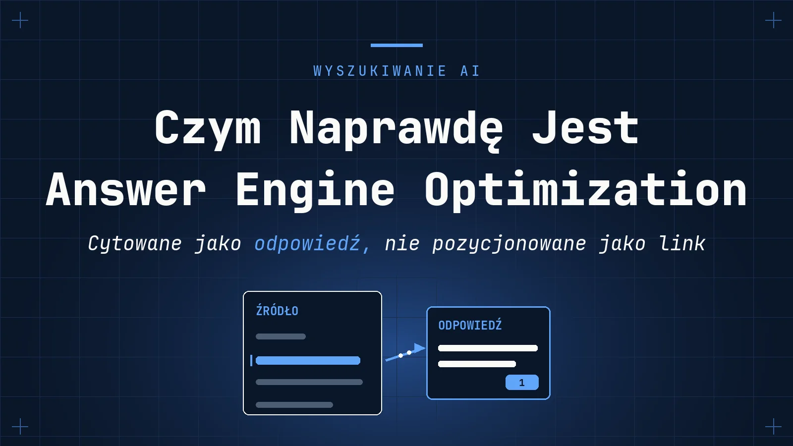 Czym Naprawdę Jest Answer Engine Optimization