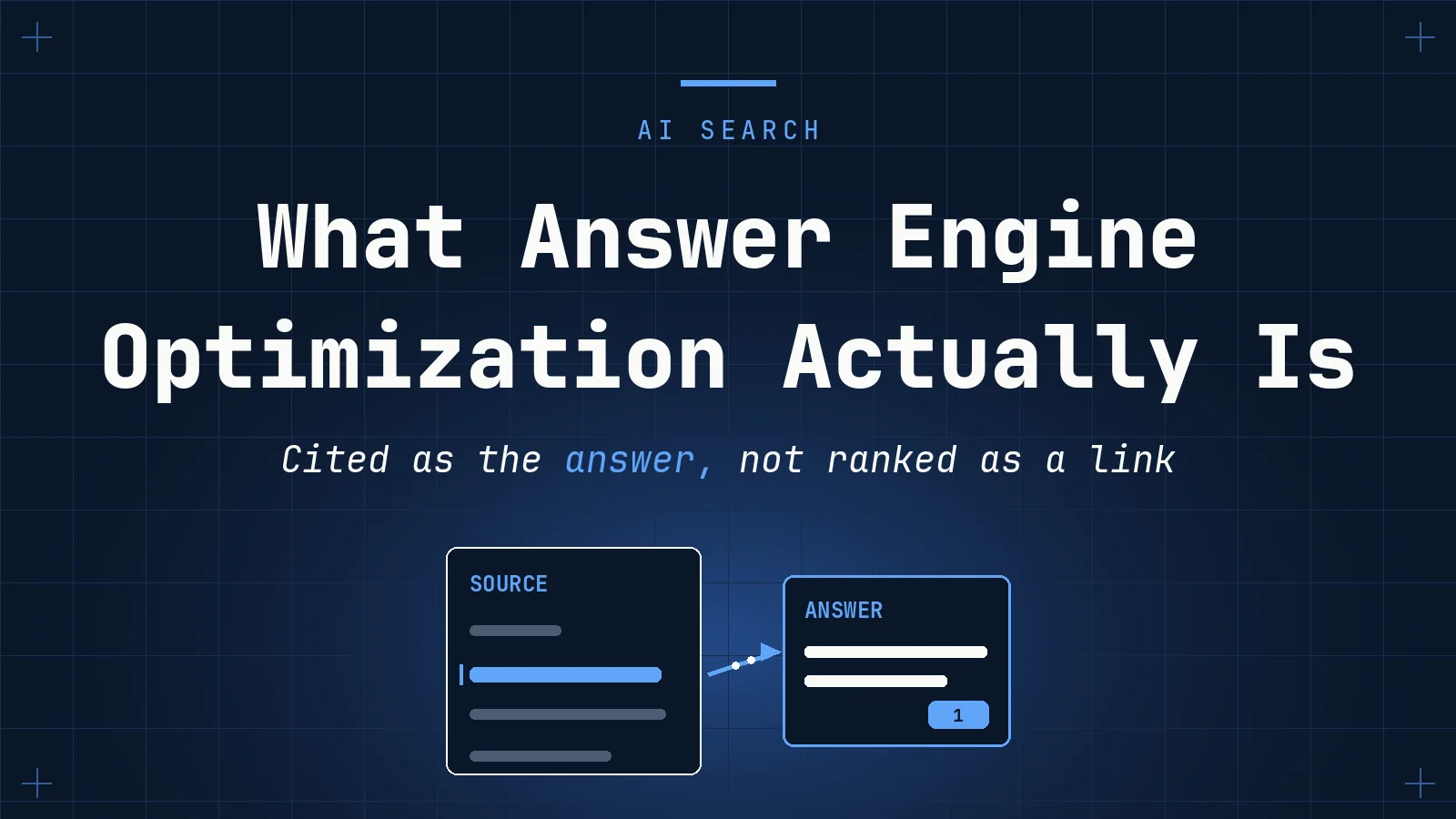 What Answer Engine Optimization Actually Is