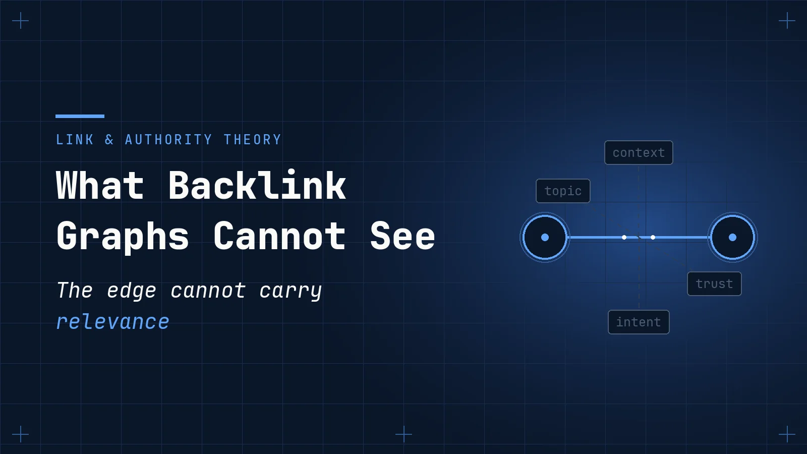 What Backlink Graphs Cannot See About Link Relevance