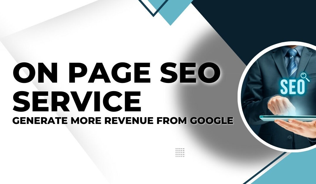On Page SEO Service – Generate More Revenue From Google